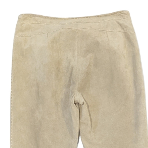 BLACKY Dress Cream suede pants size 36 - Picture 6 of 14